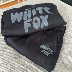 NWOT White Fox Offstage Hoodie & Sweat Set